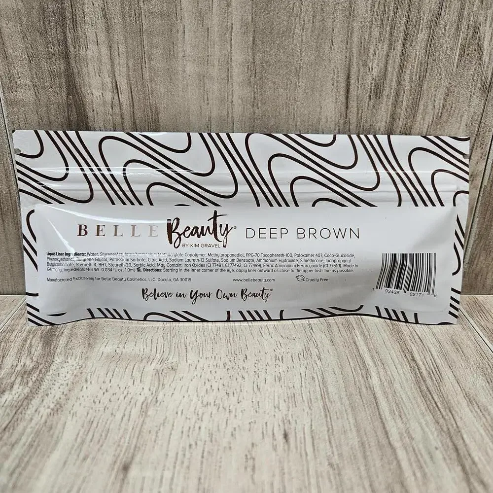 New Belle Beauty Deep Brown Liquid Eye Liner
